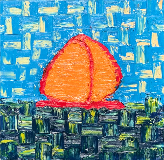 Y Series, Sail Boat Oil Painting 20x20x1.5