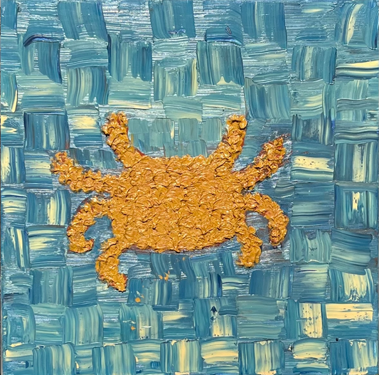 Z Animal Series, Delray, Oil Painting 18x18